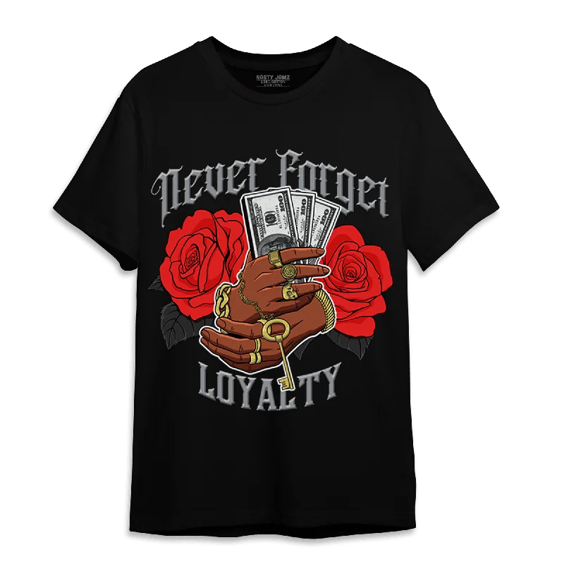 NastyJamz Bred Reimagined 4s T-Shirt Match Never Forget Loyalty