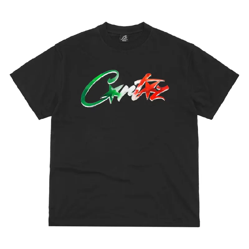 Corteiz Allstartz Italia Tee Black