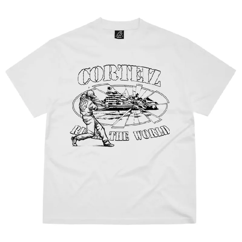 Corteiz Baseball Alcatraz Tee - White