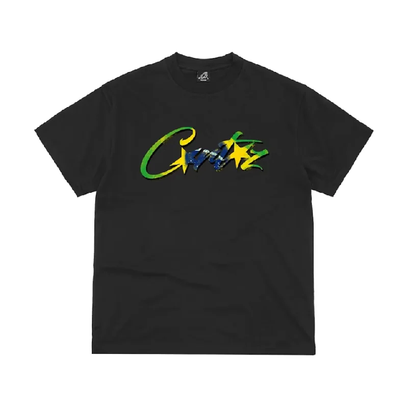 Corteiz Brasil Tee Black