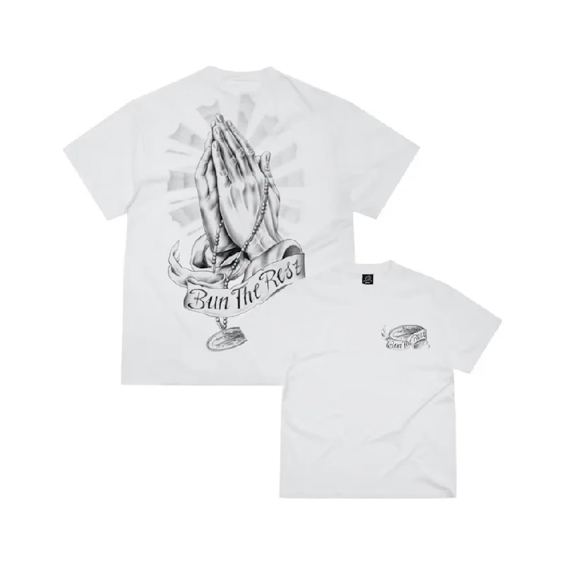 Corteiz Bun The Rest Prayer Tee White