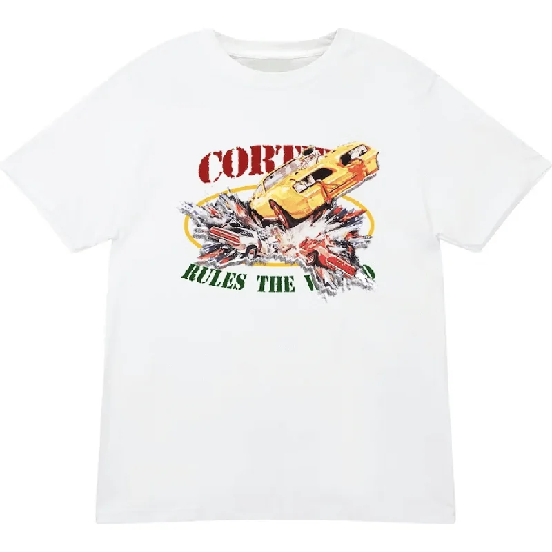 Corteiz Car Crash Tee - White