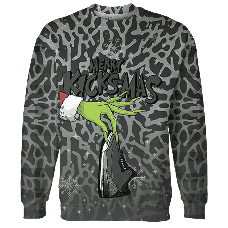 Fear Pack 3s NastyJamz Sweatshirt Match Merry Kicksmas All-Over Print