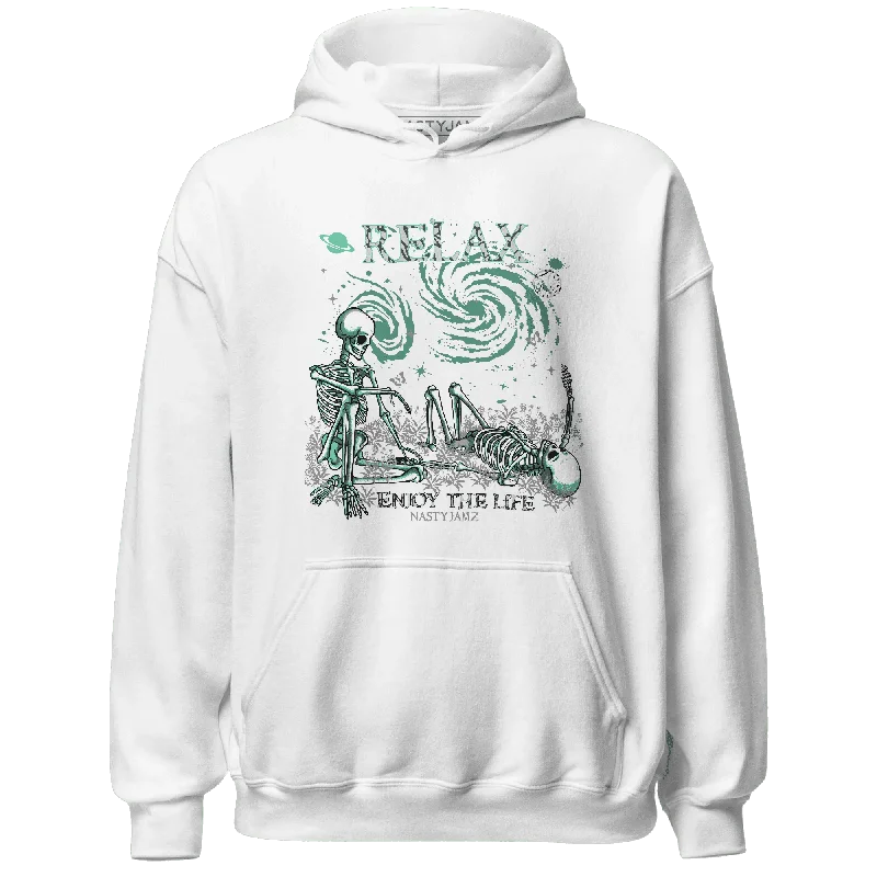 Green Glow 3s NastyJamz Hoodie Match Relax