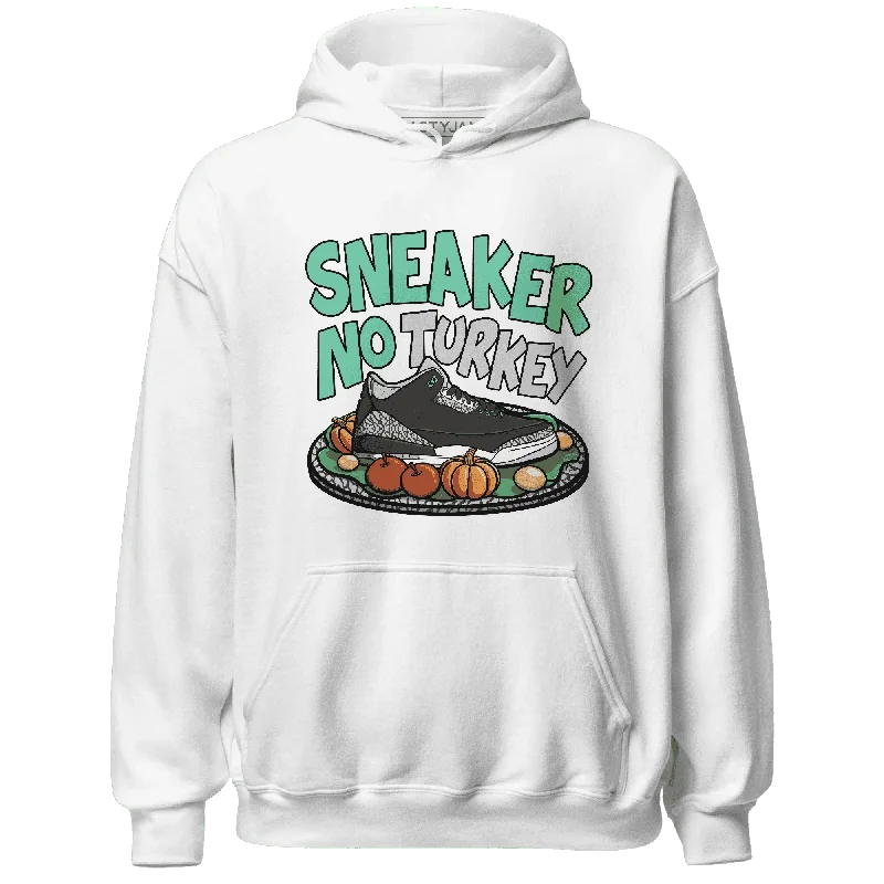 Green Glow 3s NastyJamz Hoodie Match Sneaker No Turkey