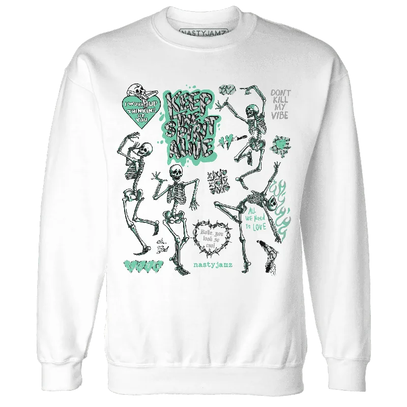 Green Glow 3s NastyJamz Sweatshirt Match Keep The Spirit Alive