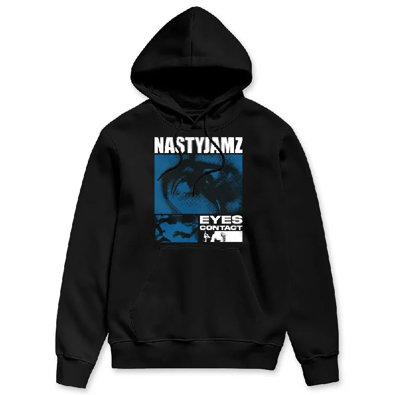 Industrial Blue 4s NastyJamz Hoodie Match Eyes Contact