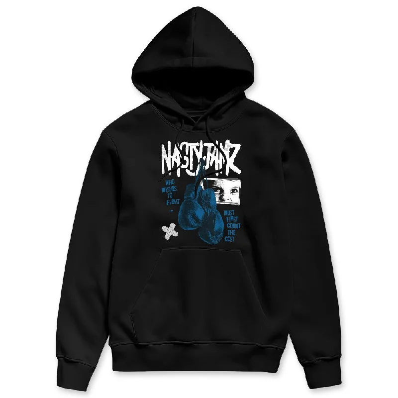 Industrial Blue 4s NastyJamz Hoodie Match Fight Count Cost