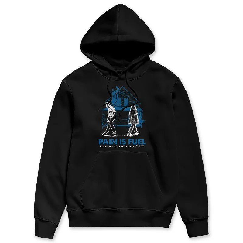 Industrial Blue 4s NastyJamz Hoodie Match Pain Is Fuel