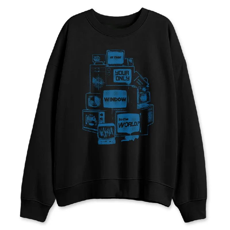 Industrial Blue 4s NastyJamz Sweatshirt Match Television