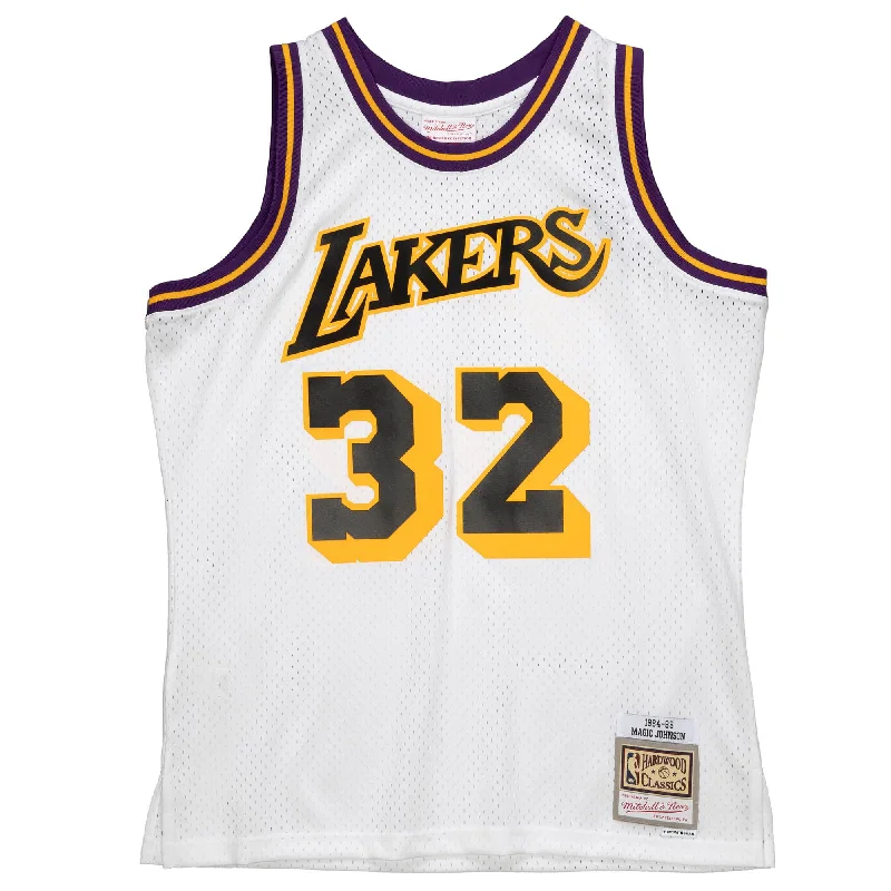 Lakers 1984 Johnson Reload Black/White Jersey