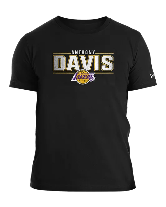 Distressed Name Anthony Davis Los Angeles Lakers Tee