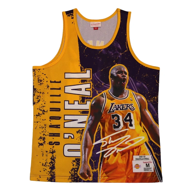 Lakers NBA Player Burst Mesh O'neal Tank