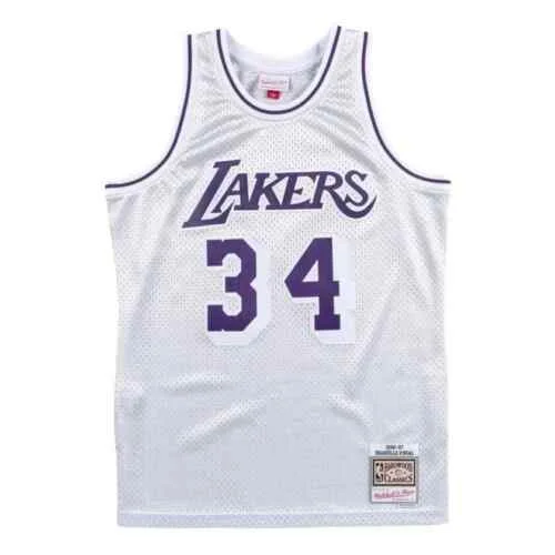 Los Angeles Lakers Platinum Shaquille O'Neal Swingman Jersey