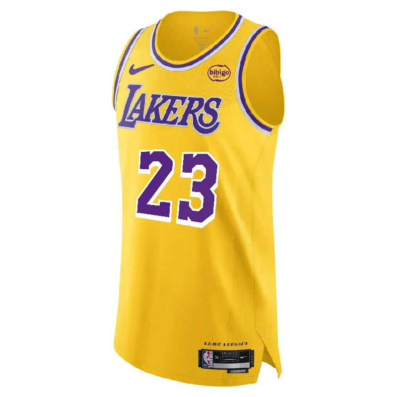 Los Angeles Lakers LeBron James #23 Icon Authentic Jersey