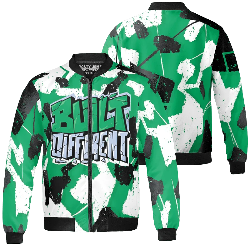 NastyJamz Lucky Green 5s Jacket Match Built Different Broken All-Over Print