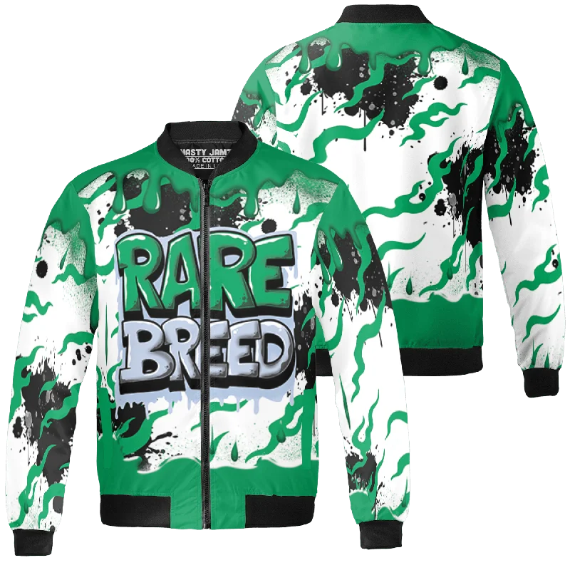 NastyJamz Lucky Green 5s Jacket Match Rare Breed Drippin All-Over Print