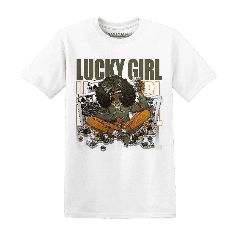 NastyJamz Olive 5s T-Shirt Match Lucky Girl