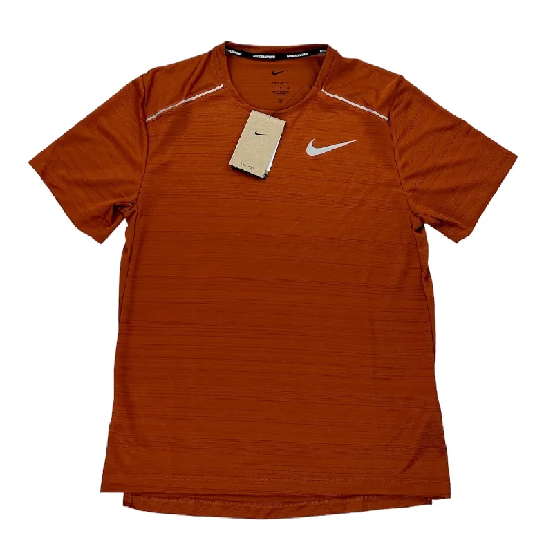 Nike Dri-FIT 1.0 Miler Running T Shirt Dark Russet