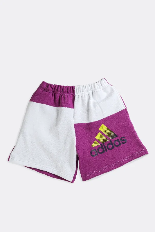 Rework Adidas Patchwork Sweatshorts - XS