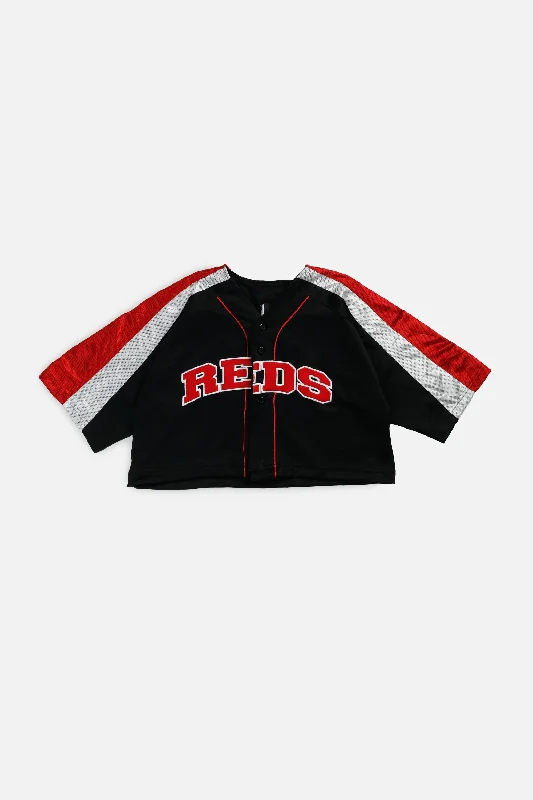 Rework Crop Cincinnati Reds MLB Jersey - M