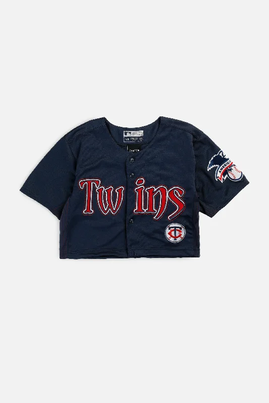 Rework Crop Minnesota Twins MLB Jersey - XS