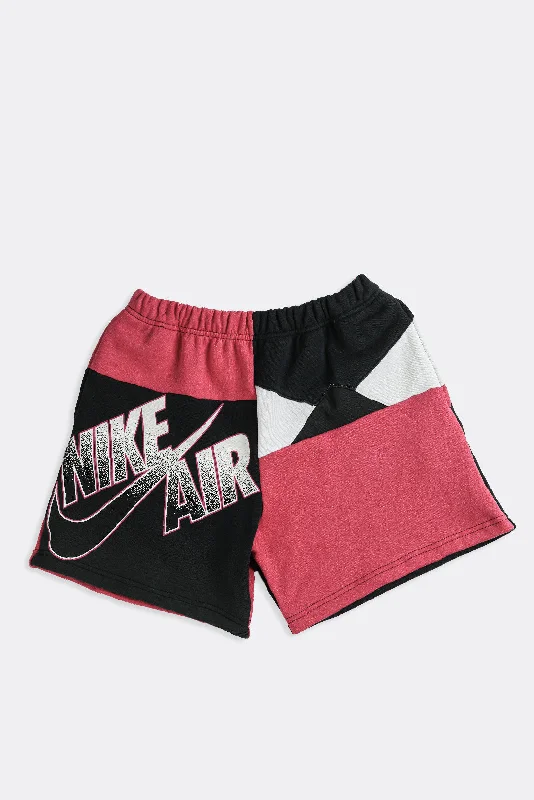 Rework Nike Patchwork Sweatshorts - M