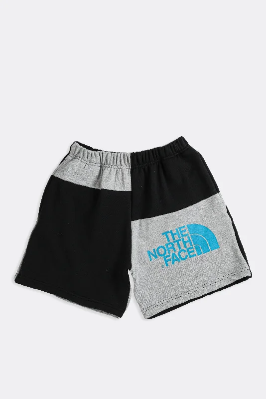 Rework North Face Patchwork Sweatshorts - XS