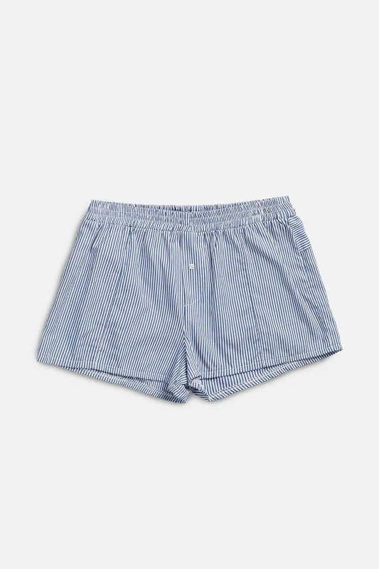 Rework Oxford Mini Boxer Shorts - L