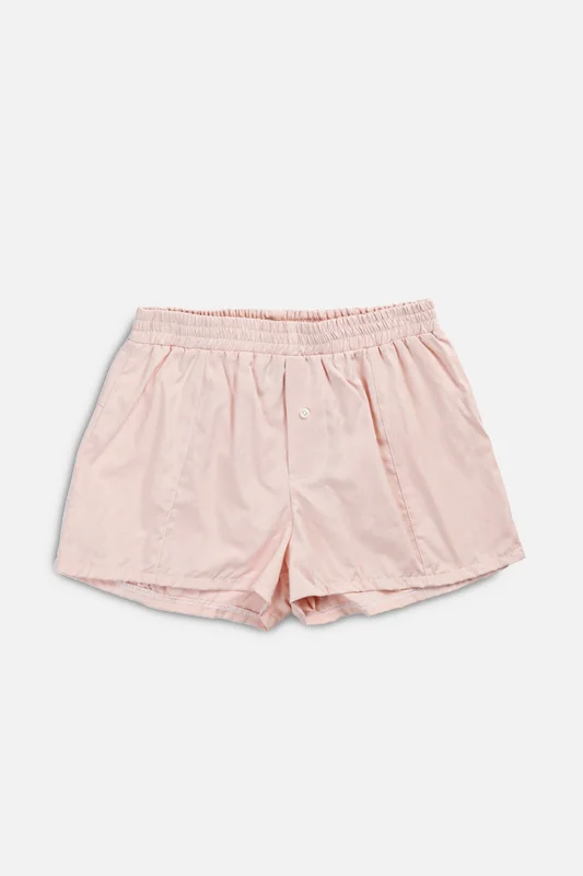 Rework Oxford Mini Boxer Shorts - L