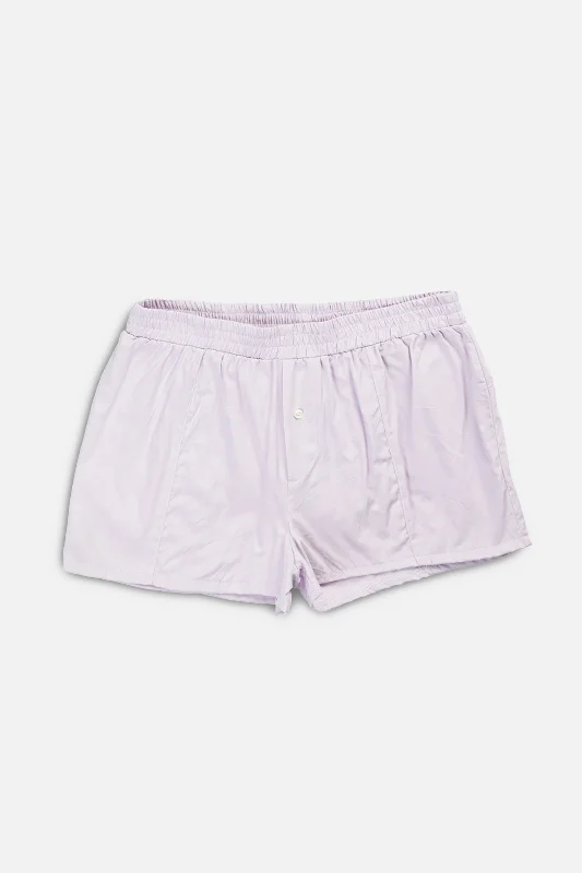 Rework Oxford Mini Boxer Shorts - M