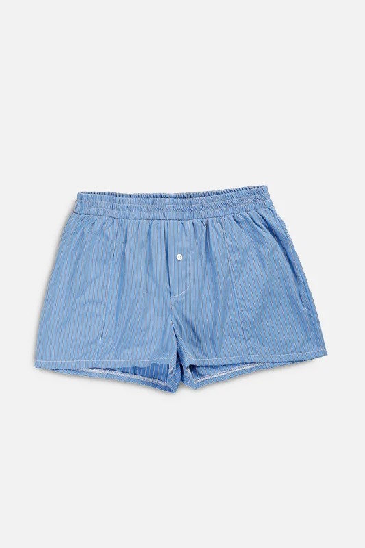 Rework Oxford Mini Boxer Shorts - S