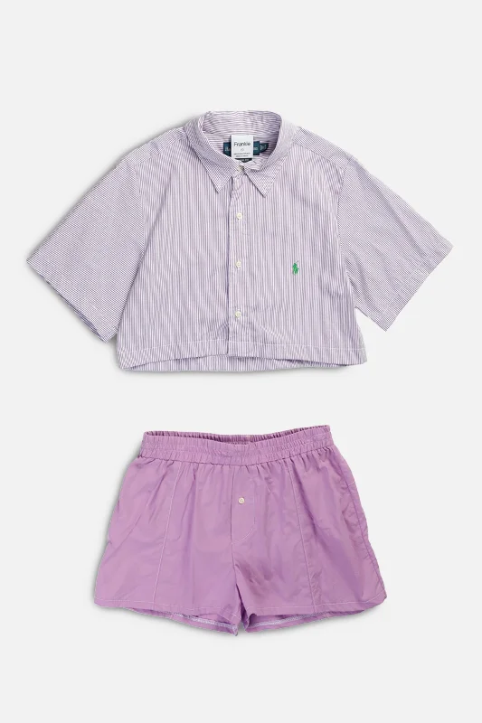 Rework Oxford Shorts Set - S