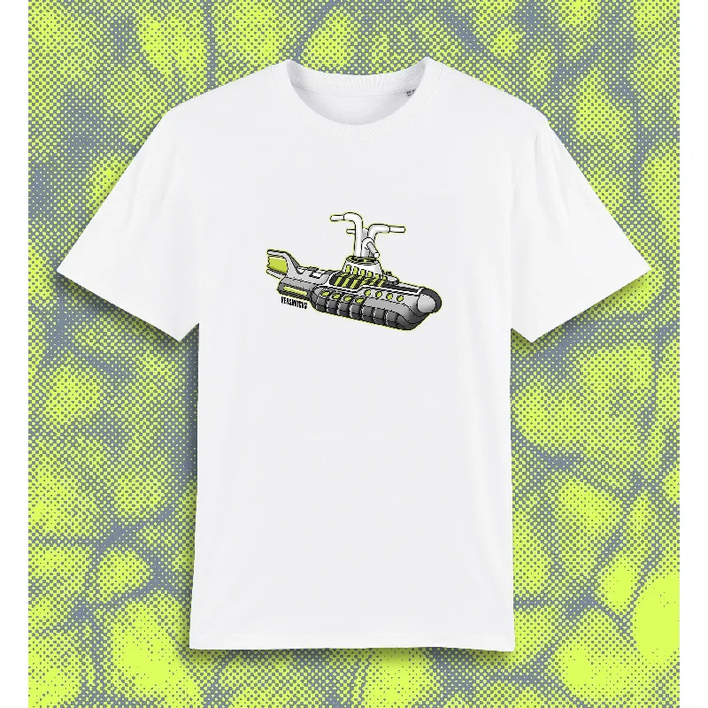 Neon Submarine Tee White