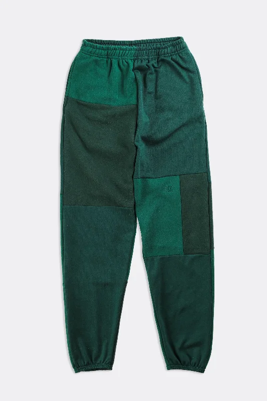 Unisex Patchwork Champion Sweatpants - Women-S, Men-XS