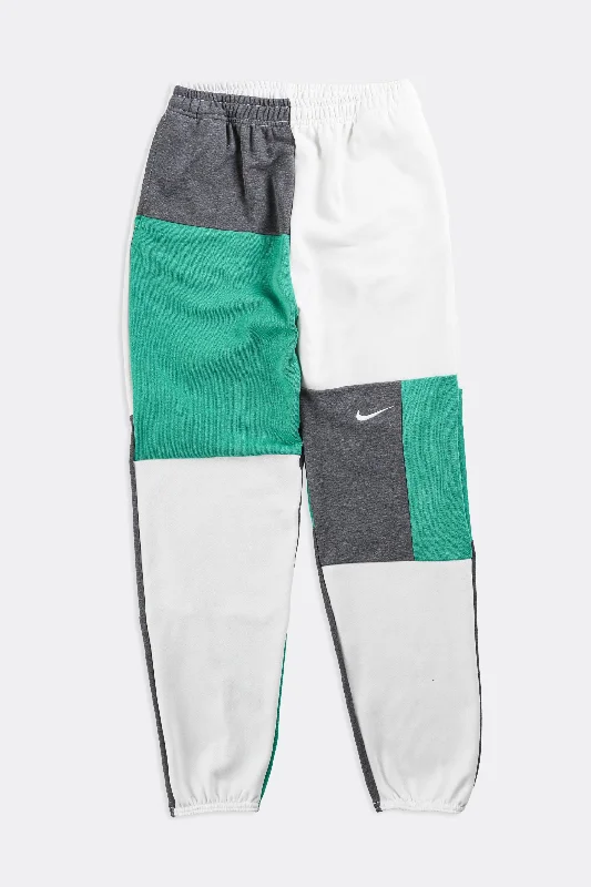 Unisex Patchwork Nike Sweatpants - Women-S, Men-XS