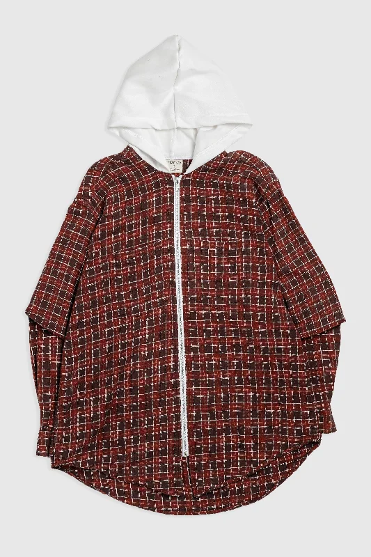 Unisex Rework Hooded Flannel - M