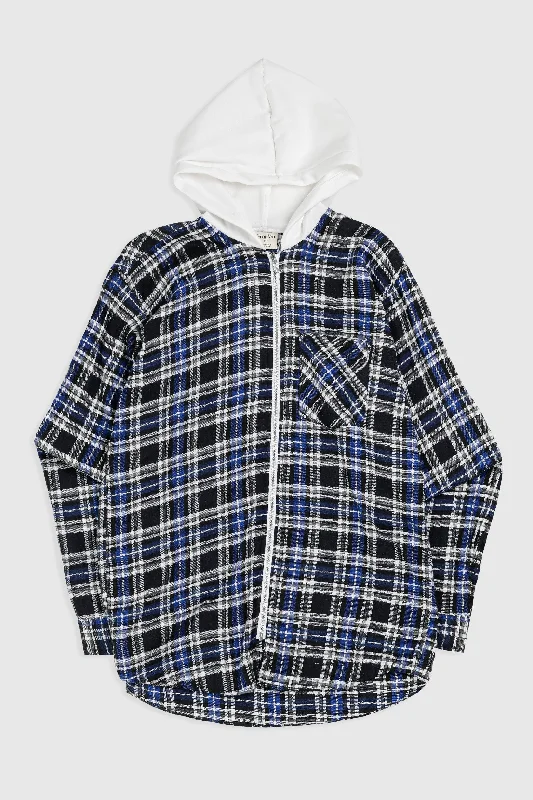 Unisex Rework Hooded Flannel - S