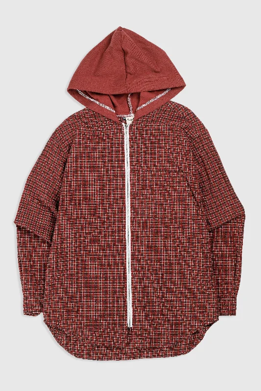 Unisex Rework Hooded Flannel - S