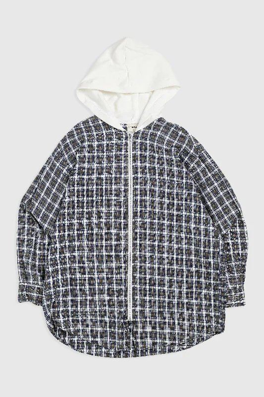 Unisex Rework Hooded Flannel - XS