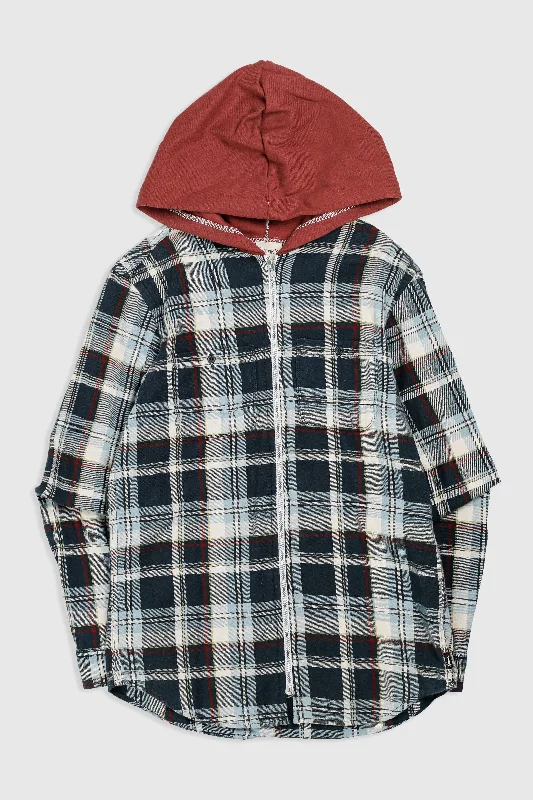 Unisex Rework Hooded Flannel - XS