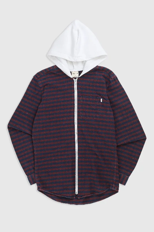 Unisex Rework Hooded Flannel - XS