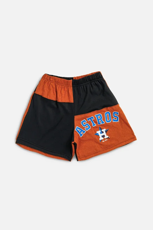 Unisex Rework Houston Astros MLB Patchwork Tee Shorts - M