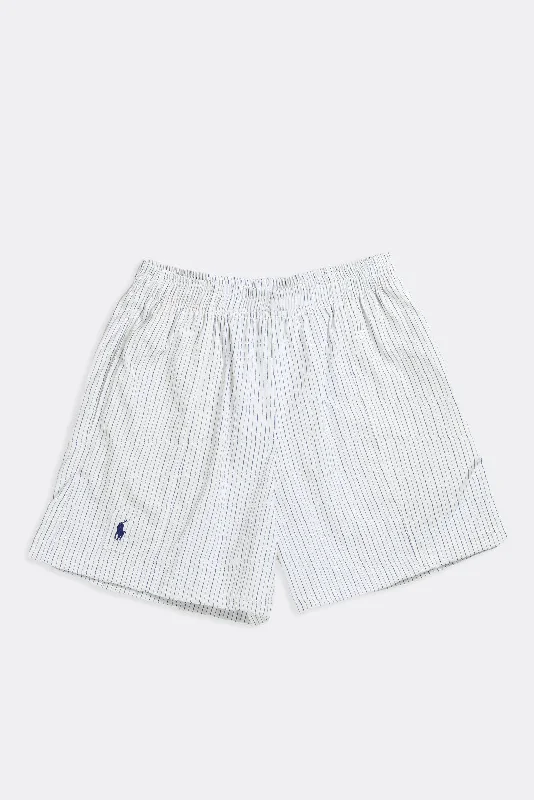 Unisex Rework Oxford Boxer Shorts - XS