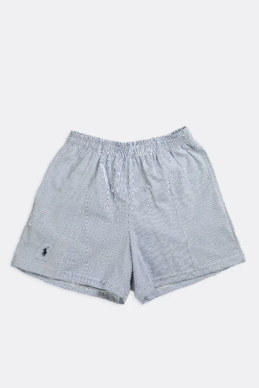 Unisex Rework Oxford Boxer Shorts - XS