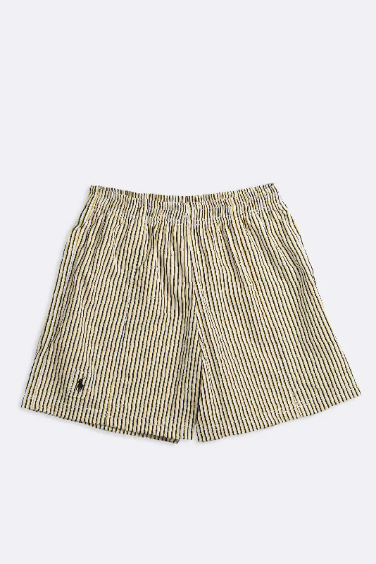 Unisex Rework Oxford Boxer Shorts - XS