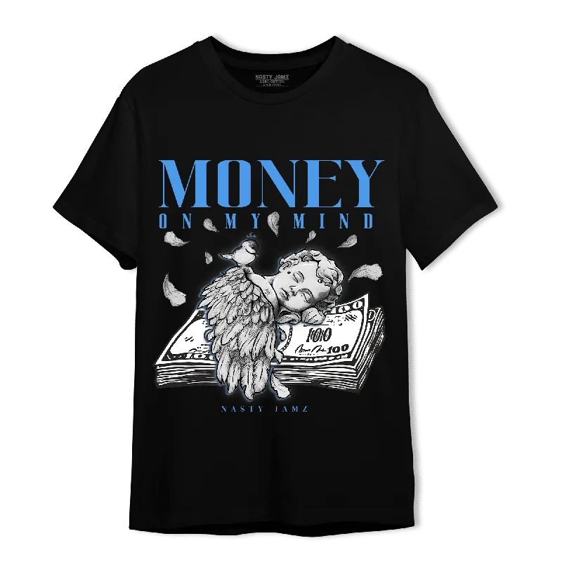 NastyJamz University Blue 5s T-Shirt Match Money On My Mind Angel