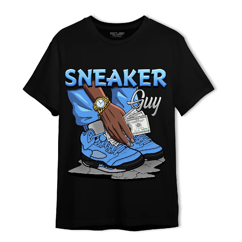 NastyJamz University Blue 5s T-Shirt Match Sneaker Guy