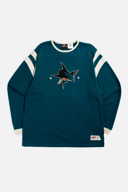 Vintage San Jose Sharks NHL Long Sleeve Tee - XL