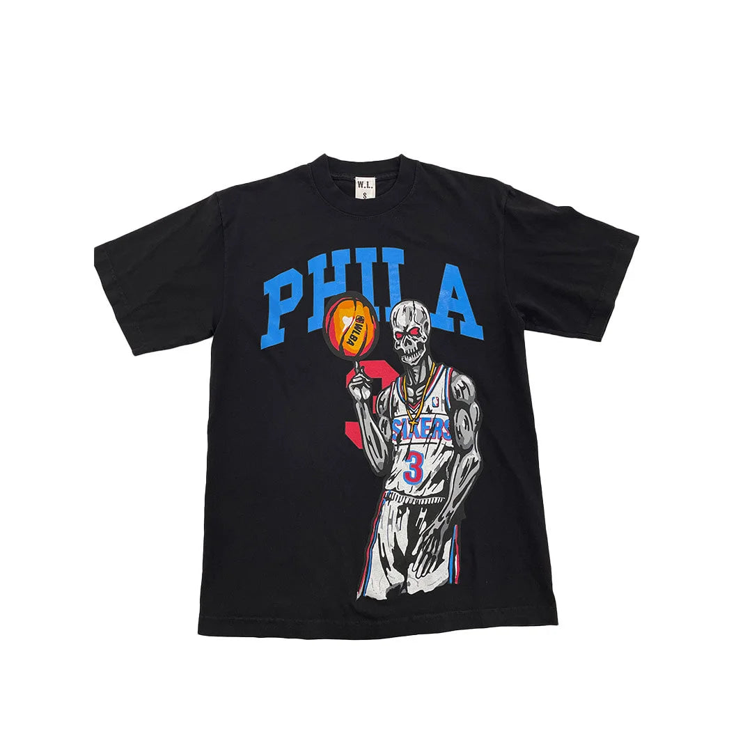 Warren Lotas Allen Iverson T-Shirt Black